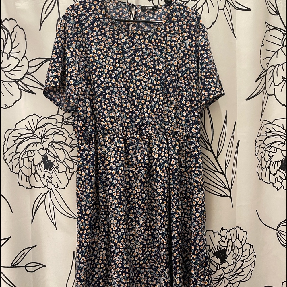Shein 4x floral pattern dress